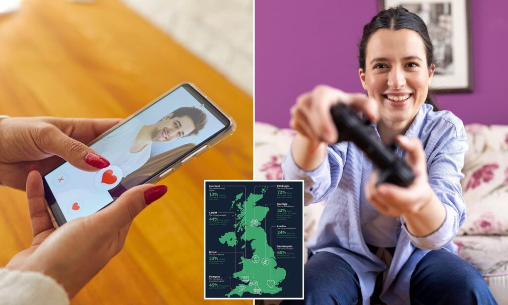 Peta mengungkapkan ibu kota permainan Britania, kota yang kecanduan pendatang daring dan perdagangan crypto