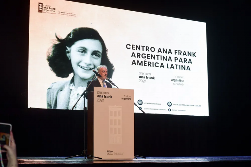 Kedua Edisi Penghargaan Ana Frank untuk Amerika Latin: akan diserahkan pada tanggal 9 Juni di Teater San Martin